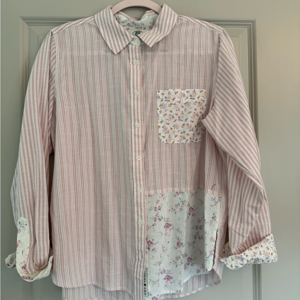 Lucky Brand Laura Ashley Button-Down Shirt